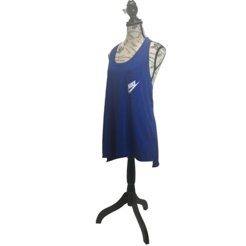 Women's Nike Athletic Performance Racerback Cobalt Blue Tank Top Size L